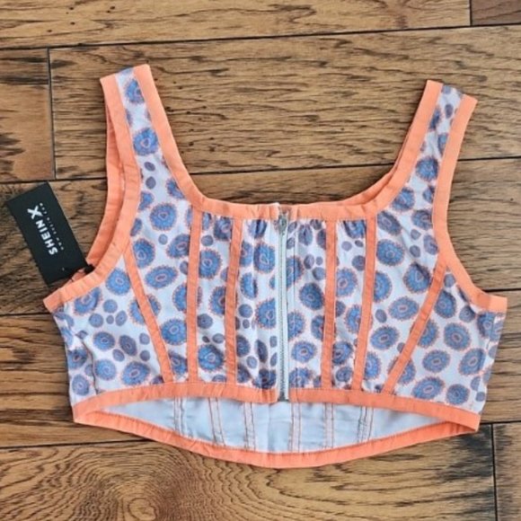 NWT TRIF Floral Binding Tank Top - Picture 6 of 8